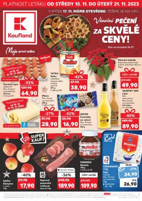 aktuální leták Kaufland 15.11.2023-21.11.2023