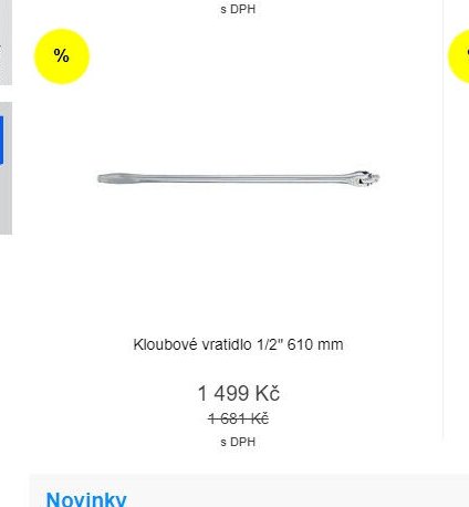Kloubové vratidlo 1/2
