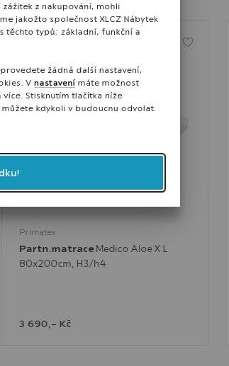 Partn.matrace Medico Aloe X L 80x200cm, H3/h4