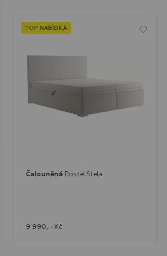 Čalouněná Postel Stela