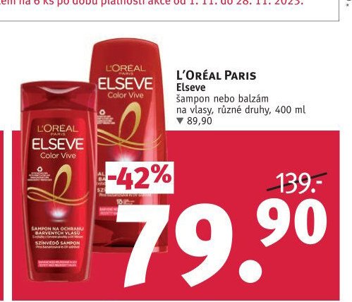 L'Oréal Paris Elseve šampon nebo balzám