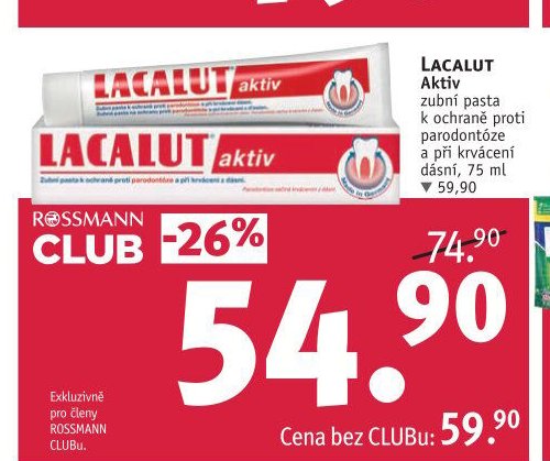 Lacalut Aktiv zubní pasta