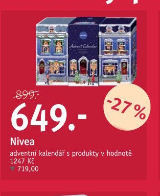 Nivea adventní kalendář