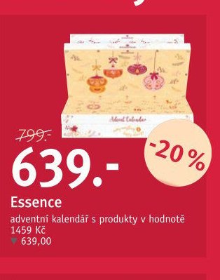 Essence adventní kalendář