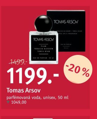 Tomas Arsov parfémovaná voda