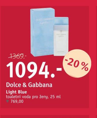 Dolce & Gabbana Light Blue toaletní voda