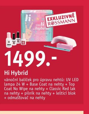 Hi Hybrid vánoční balíček pro úpravu nehtů