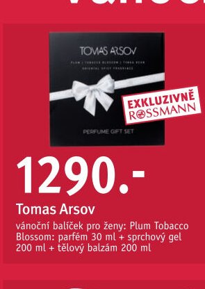 Tomas Arsov vánoční balíček pro ženy: Plum Tobacco Blossom