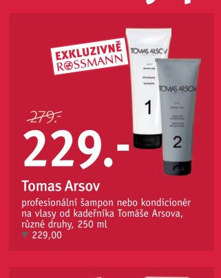Tomas Arsov profesionální šampon nebo kondicionér na vlasy