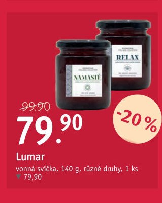 Lumar vonná svíčka
