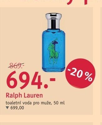 Ralph Lauren toaletní voda pro muže, 50 ml