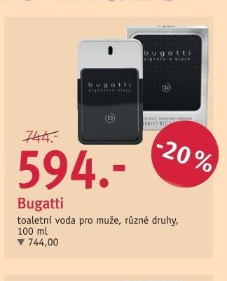 Bugatti toaletní voda pro muže, různé druhy, 100 ml