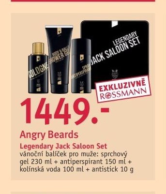 Angry Beards Legendary Jack Saloon Set