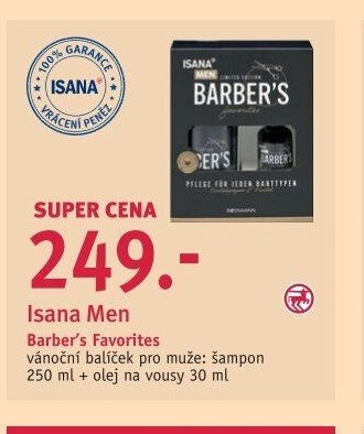 Isana Men Barber's Favorites