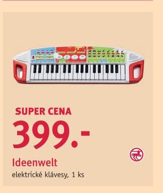 Ideenwelt elektrické klávesy