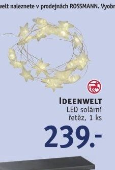 Ideenwelt LED solární řetěz