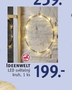 Ideenwelt LED světelný kruh