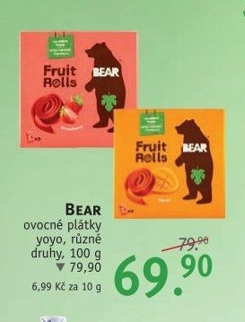 Bear Fruit Rolls