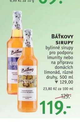 Bátkovy sirupy