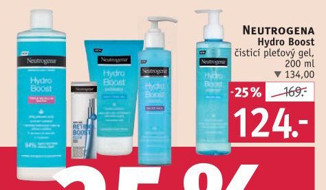 NEUTROGENA Hydro Boost čistící pleťový gel, 200 ml