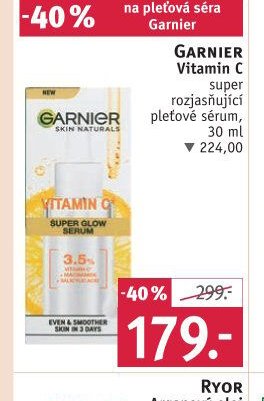 GARNIER Vitamin C super rozjasňující pleťové sérum, 30 ml