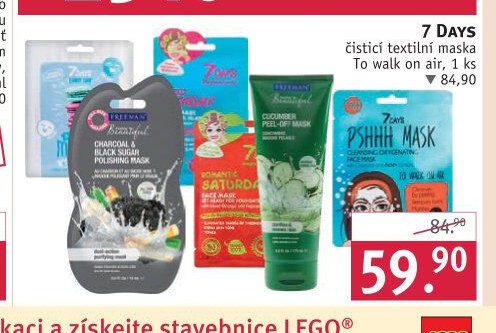 7 DAYS čistící textilní maska To walk on air, 1 ks