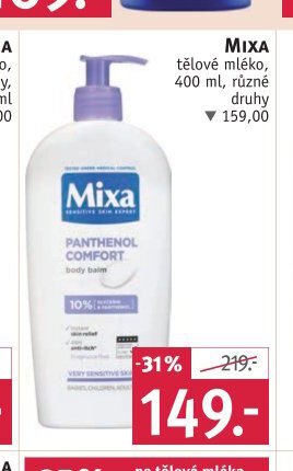 MIXA tělové mléko