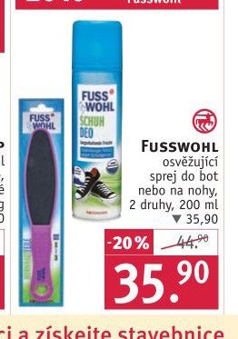 FUSSWOHL osvěžující sprej