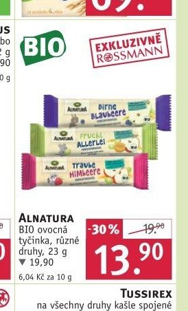 Alnatura BIO ovocná tyčinka