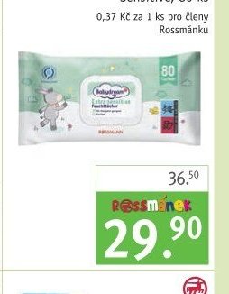 Babydream vlhčené ubrousky Extra Sensitive