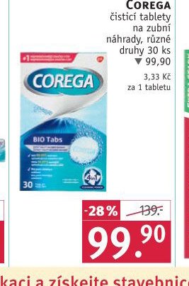 Corega čisticí tablety