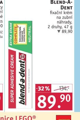 Blend-a-dent fixační krém