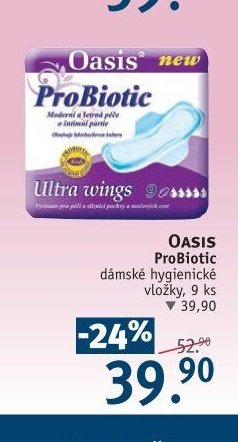 Oasis ProBiotic dámské hygienické vložky
