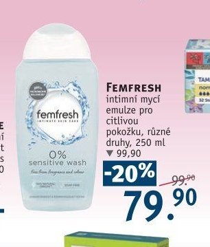 Femfresh intimní mycí emulze