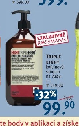 Triple Eight kofeinový šampon