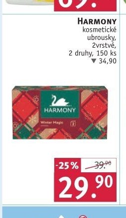 Harmony kosmetické ubrousky