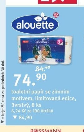 Alouette toaletní papír