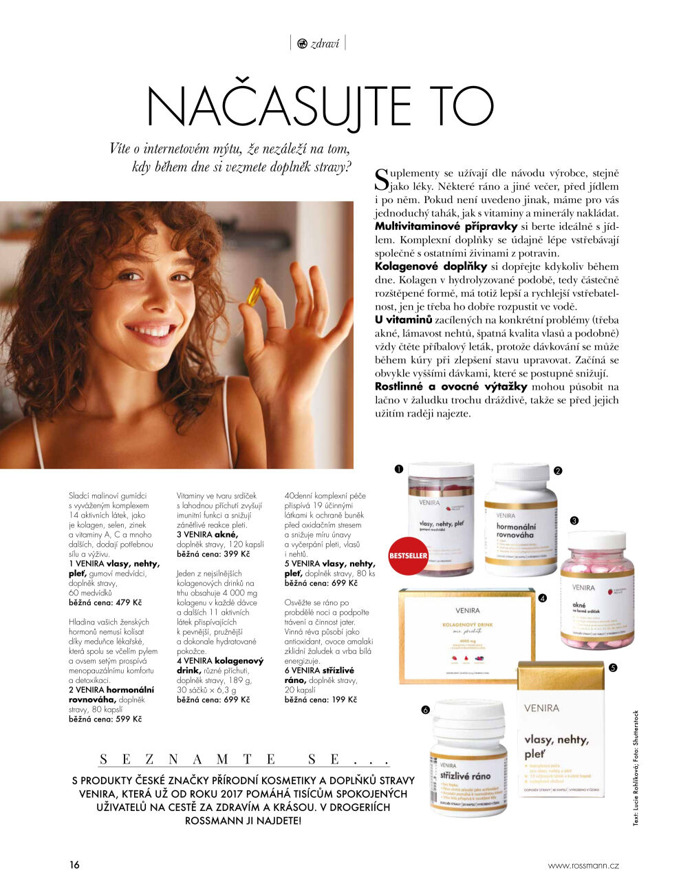 ROSSMANN magazín Life ROSSMANN drogerie strana 18