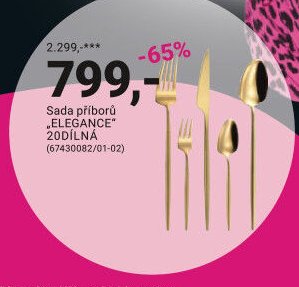 Sada příborů ELEGANCE 20dílná - Möbelix aktualniletaky.eu