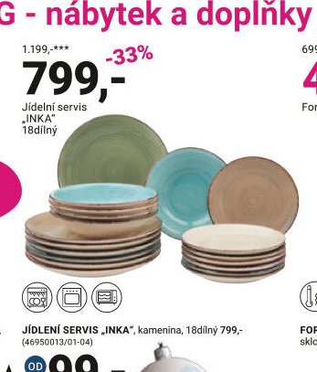 Jídelní servis INKA