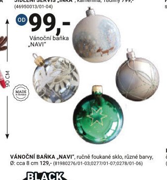 Vánoční baňka NAVI