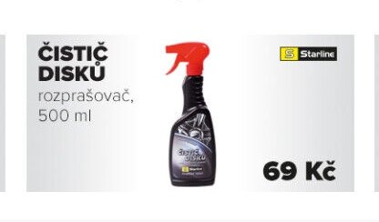 ČISTIČ DISKŮ rozprašovač, 500 ml