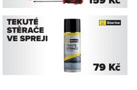 TEKUTÉ STĚRAČE VE SPREJI