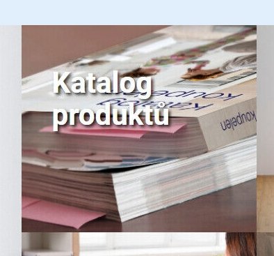 Katalog produktů