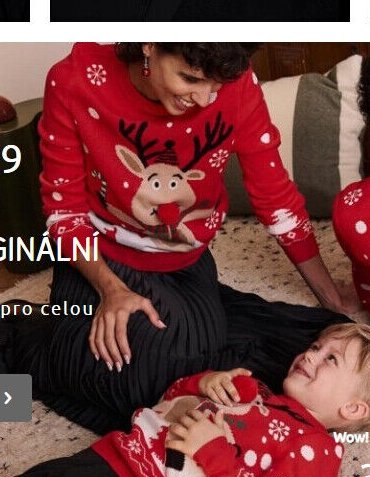 Dámský vánoční svetr