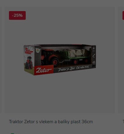 Traktor Zetor s vlekem a balíky plast 36cm - Pompo aktualniletaky.eu