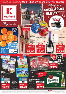 aktuální leták Kaufland 29.11.2023-5.12.2023