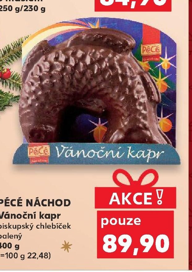 Péče Vánoční kapr biskupský chlebíček balený 400 g