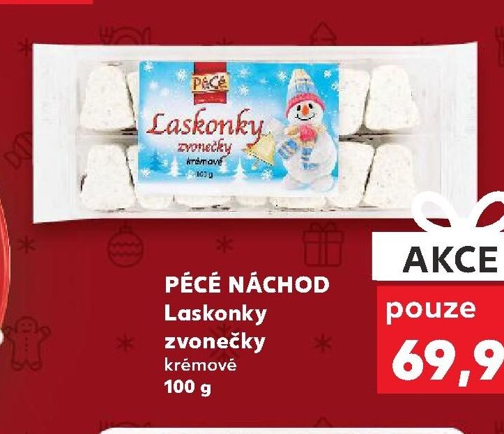 Pěcé Náchod Laskonky zvonečky 100 g