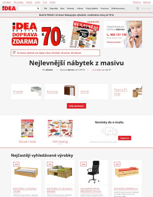 aktuální leták IDEA nábytek 28.11.2023-4.12.2023